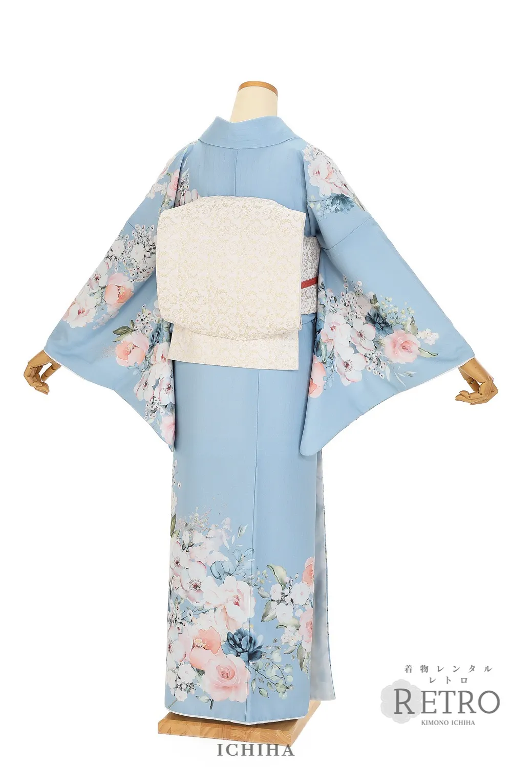 訪問着レンタルブルー